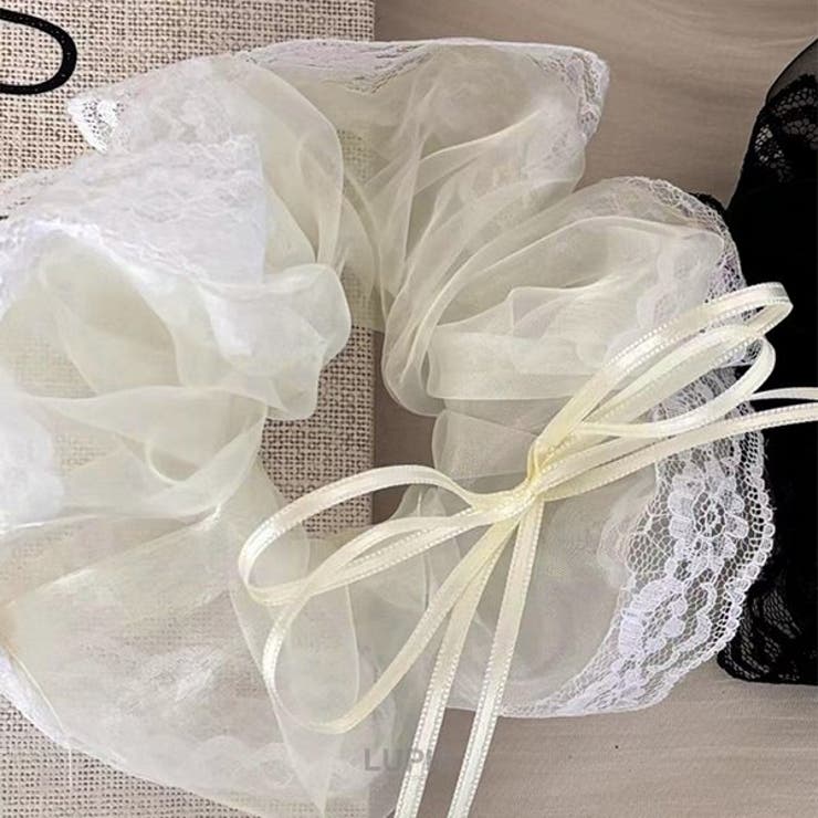 オーガンジーレースリボンシュシュ | LUPIS | 詳細画像3 