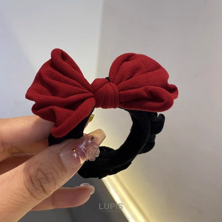 リボンジャージヘアゴム | LUPIS | 詳細画像2 