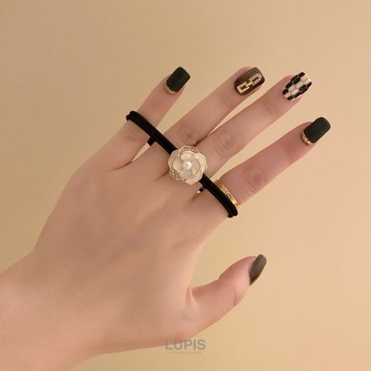 エレガントカメリアフラワーヘアゴム | LUPIS | 詳細画像3 