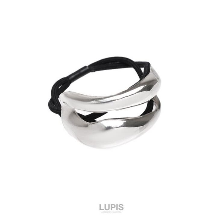 ボリューム2連メタルラインヘアゴム | LUPIS | 詳細画像4 