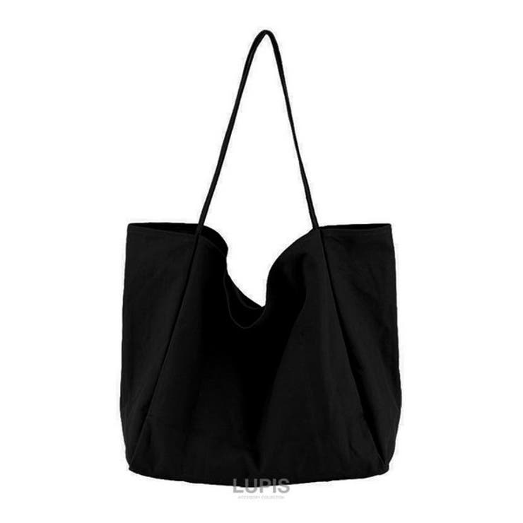 ブラック | キャンパスBIGトートバッグ | LUPIS