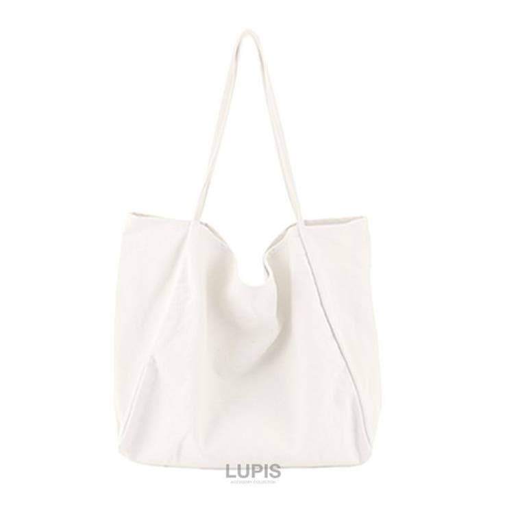 オフホワイト | キャンパスBIGトートバッグ | LUPIS