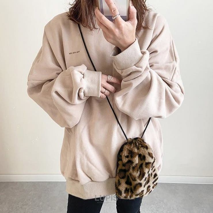 アニマルファー巾着ミニショルダーバッグ(ポーチ) 【小さめ】 | LUPIS | 詳細画像3 