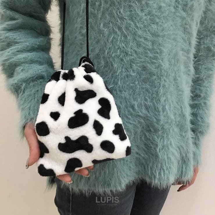 アニマルファー巾着ミニショルダーバッグ(ポーチ) 【小さめ】 | LUPIS | 詳細画像5 