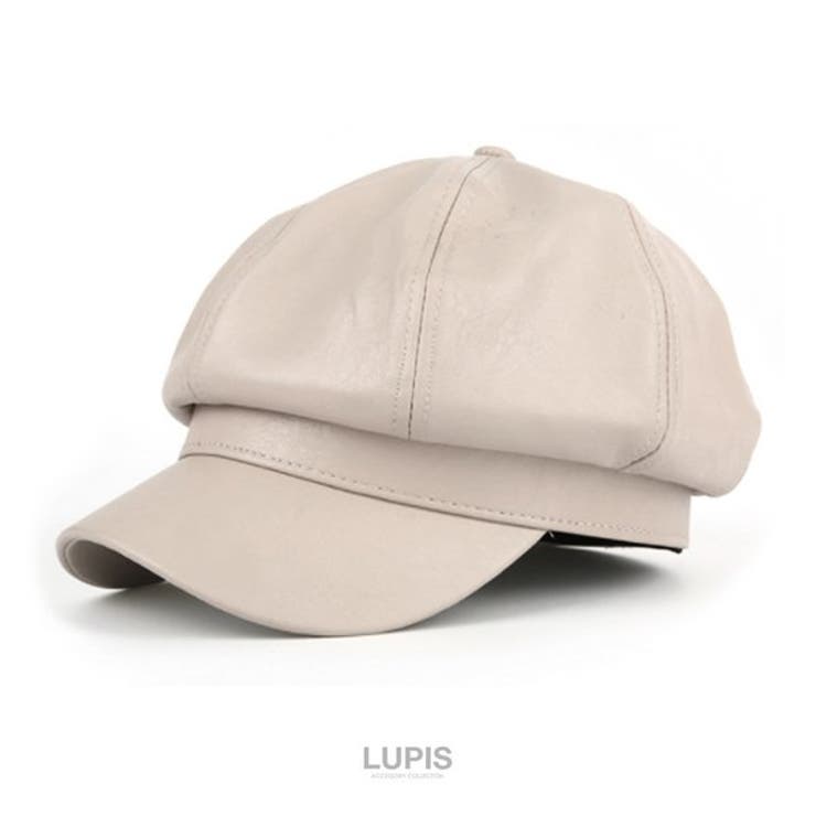 アイボリー | クラシカルレザーキャスケット | LUPIS