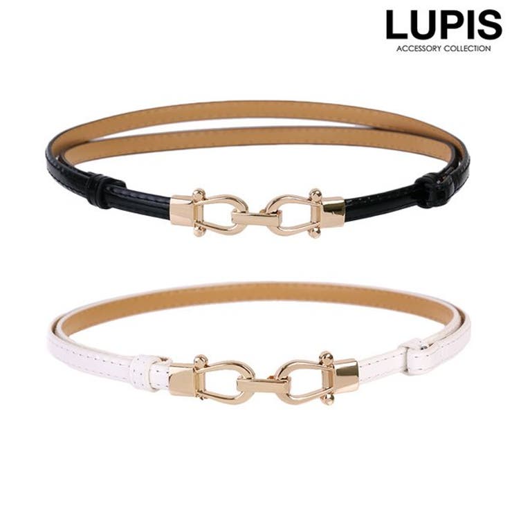 エナメル調ビットベルト 【プチプライス 幅細 | LUPIS | 詳細画像1 