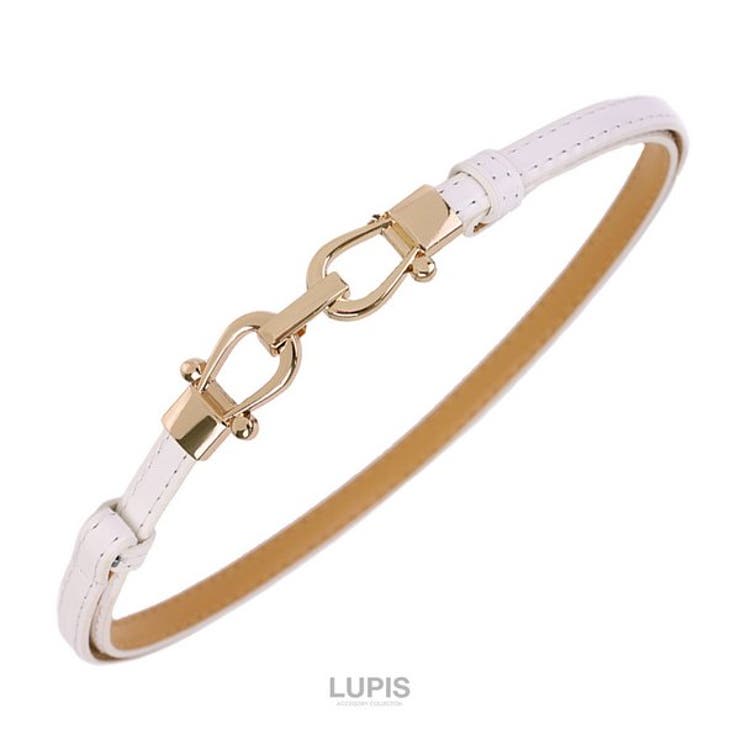 エナメル調ビットベルト 【プチプライス 幅細 | LUPIS | 詳細画像3 