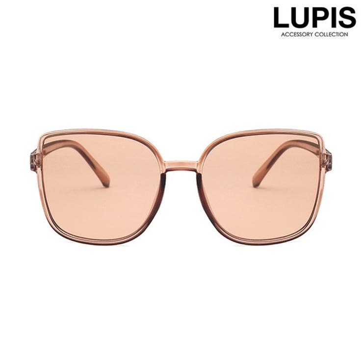 クリアブラウンスクエアサングラス | LUPIS | 詳細画像1 