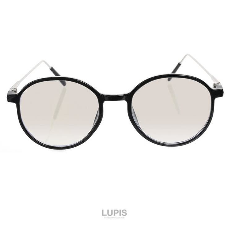 ブラック | クラシカルボストンサングラス 伊達メガネ | LUPIS