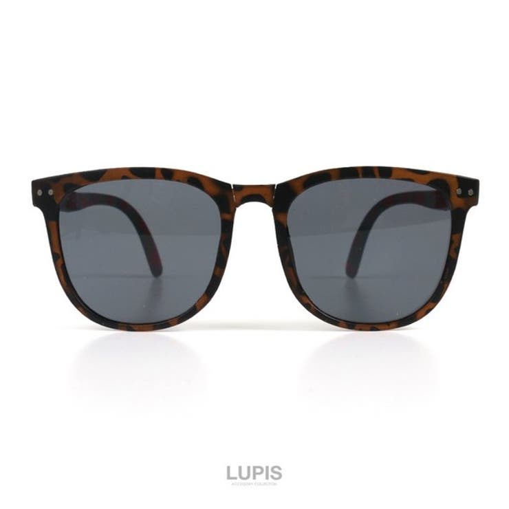 ブラウン | 折りたたみウェリントンサングラス | LUPIS