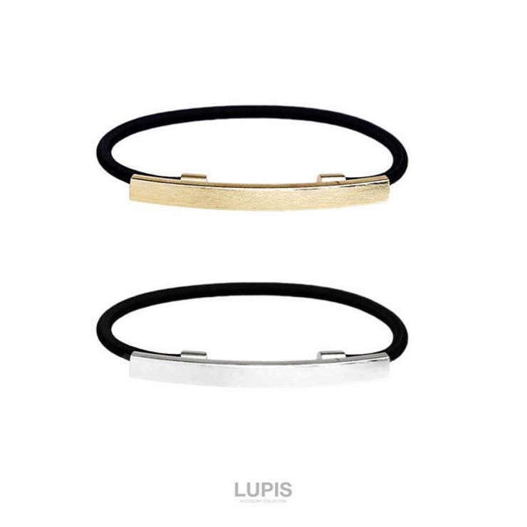 メタルスクエアカーブバーヘアゴム | LUPIS | 詳細画像3 