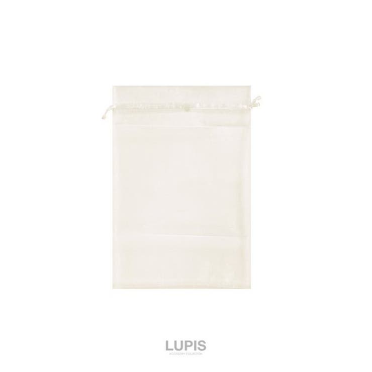 アイボリーS | オーガンジー巾着袋・ラッピング袋【S】 | LUPIS