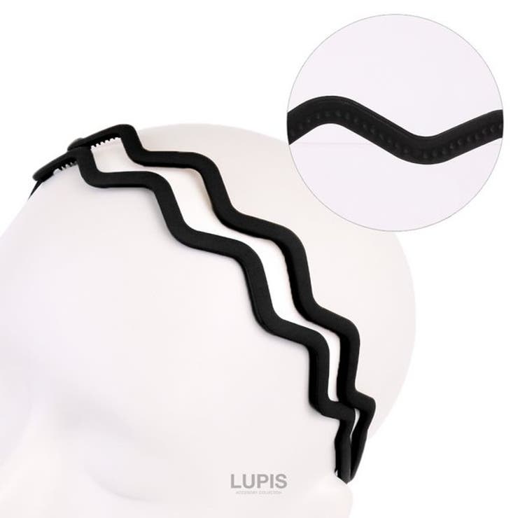 シンプルウェーブカチューシャ | LUPIS | 詳細画像4 