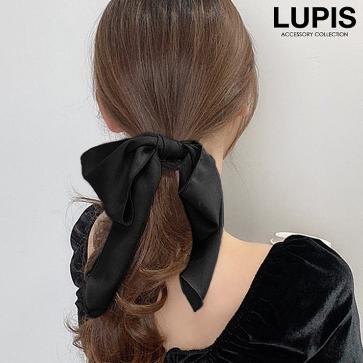 BIGリボンヘアゴム 【ヘアアクセサリー アクセサリー | LUPIS | 詳細画像1 