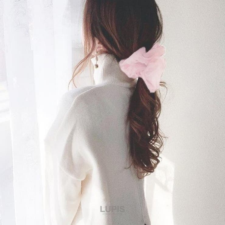 オーガンジーボリュームシュシュ 【ヘアアクセサリー アクセサリー | LUPIS | 詳細画像4 