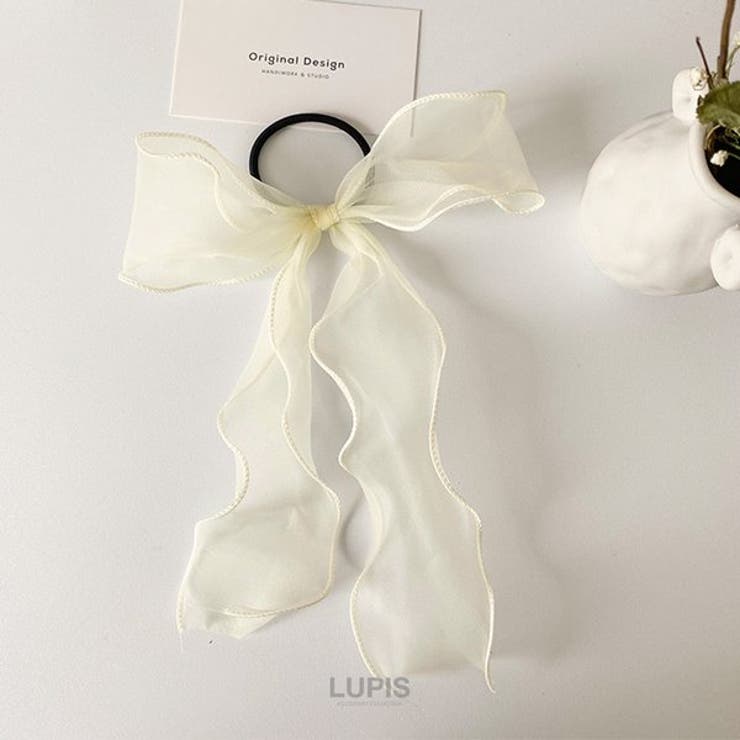オーガンジーリボンヘアゴム[品番：LPSA0003796]｜LUPIS（ルピス）の