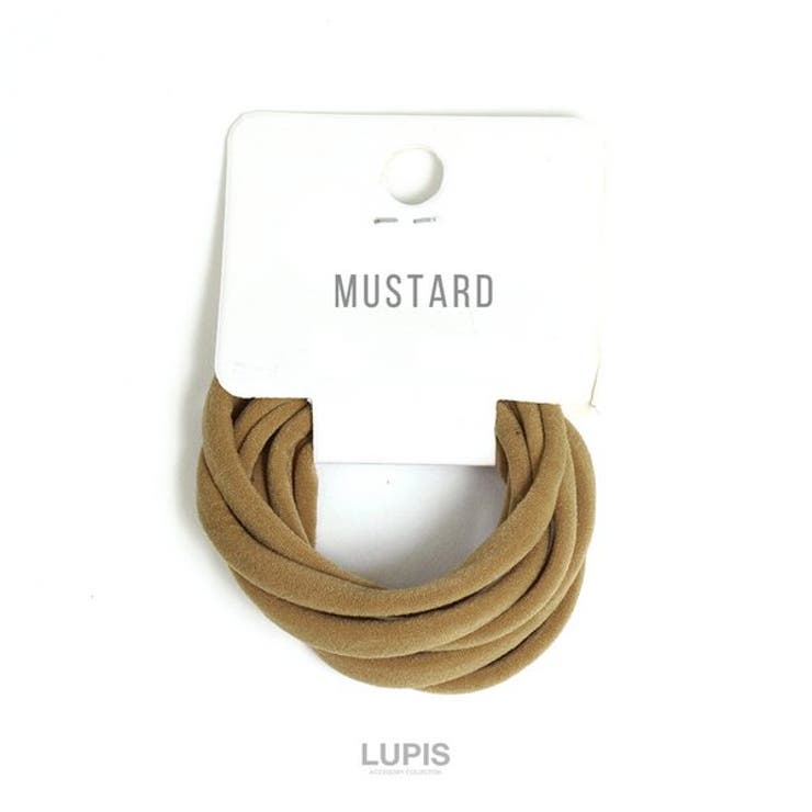 マスタード | ジャージヘアゴム【ヘアゴムセット ヘアアクセサリー】 | LUPIS