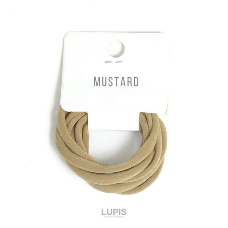 マスタード | ジャージヘアゴム【ヘアゴムセット ヘアアクセサリー】 | LUPIS
