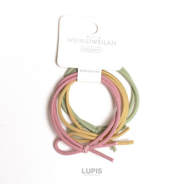 3カラー2連ヘアゴムセット【3色セット ヘアアクセサリー】 | LUPIS | 詳細画像3 