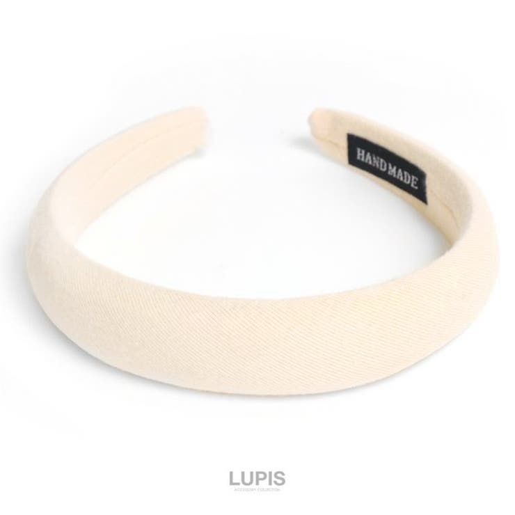 アイボリー | ニットボリュームカチューシャ【ヘアアクセサリー】 | LUPIS