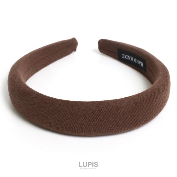 ブラウン | ニットボリュームカチューシャ【ヘアアクセサリー】 | LUPIS