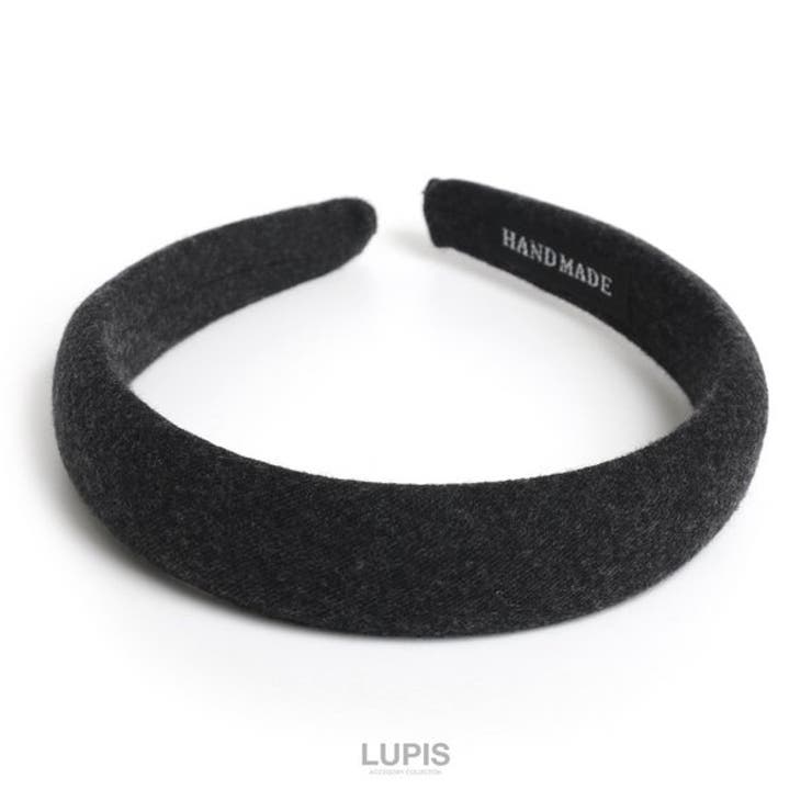 ブラック | ニットボリュームカチューシャ【ヘアアクセサリー】 | LUPIS