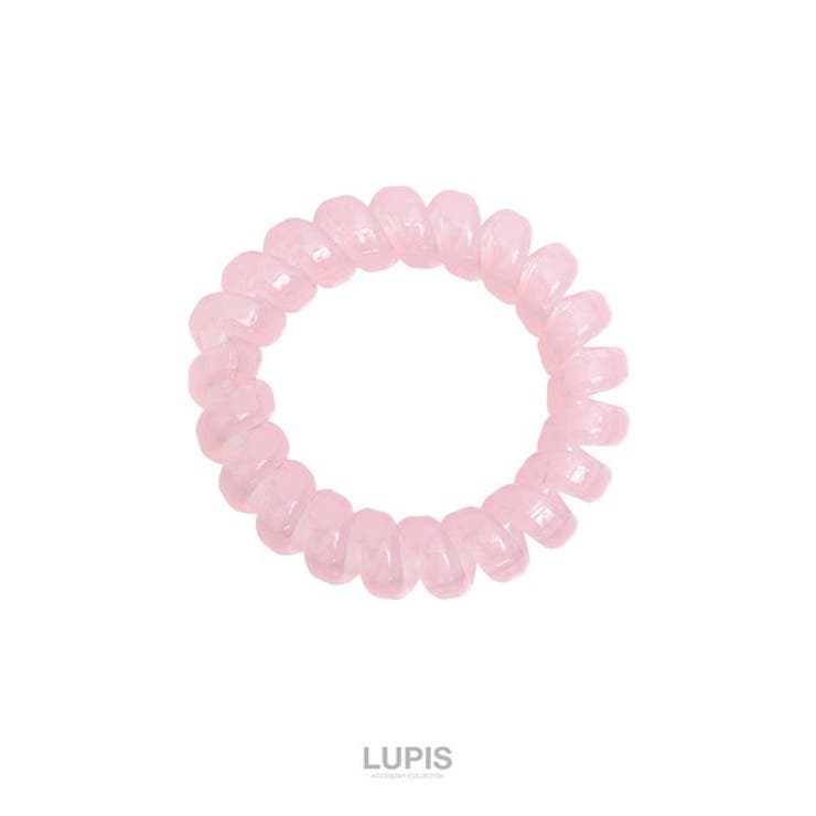 ピンク | マットカラースプリングヘアゴム 【プチプラ マット | LUPIS