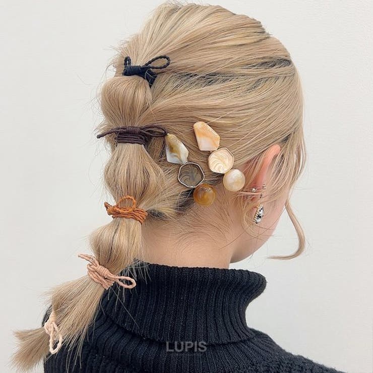 デザインヘアゴムセット【ヘアアクセサリー】 | LUPIS | 詳細画像2 