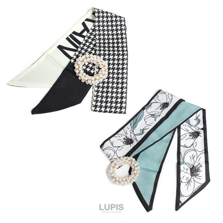 スカーフリボン×リッチパールヘアゴム【ヘアアクセサリー】 | LUPIS | 詳細画像5 