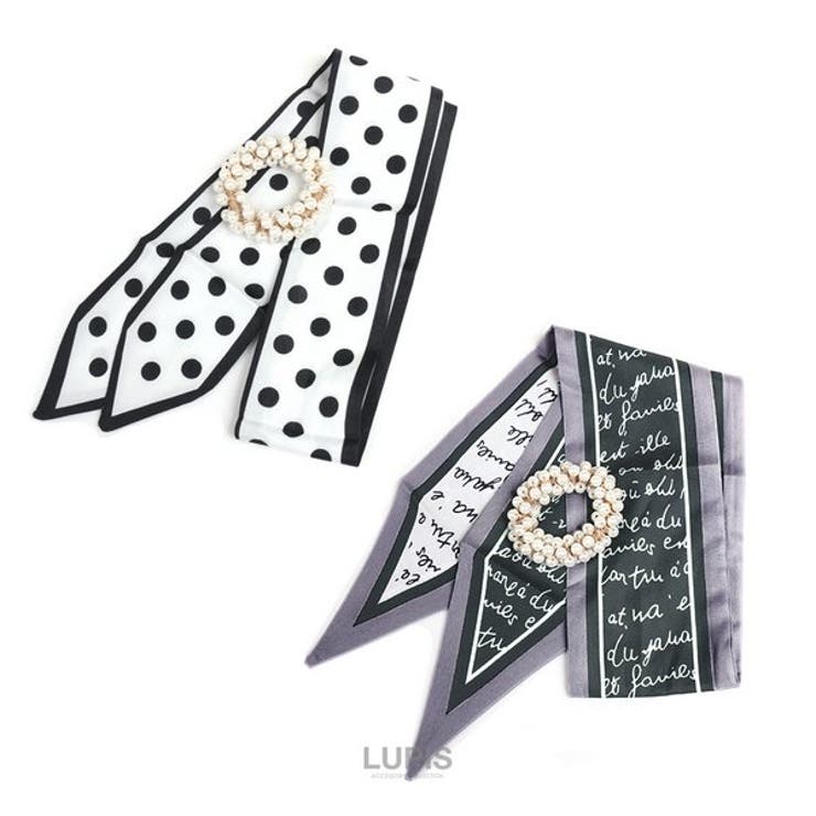 スカーフリボン×リッチパールヘアゴム【ヘアアクセサリー】 | LUPIS | 詳細画像6 