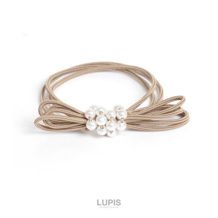 リボン×パール3連ヘアゴム | LUPIS | 詳細画像5 