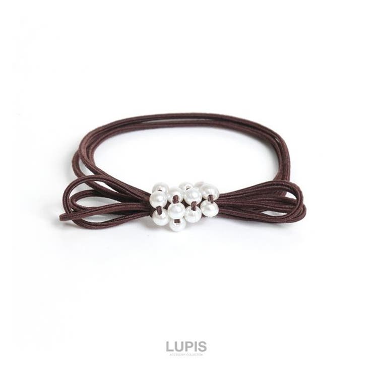 リボン×パール3連ヘアゴム | LUPIS | 詳細画像7 