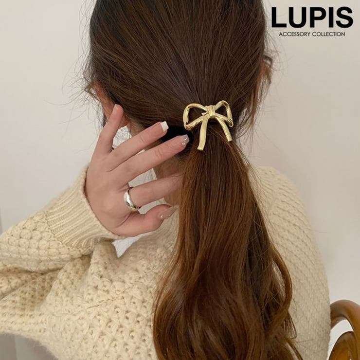 メタルリボンヘアゴム | LUPIS | 詳細画像1 