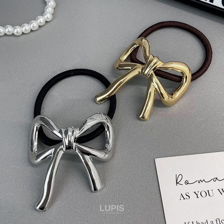 メタルリボンヘアゴム | LUPIS | 詳細画像5 