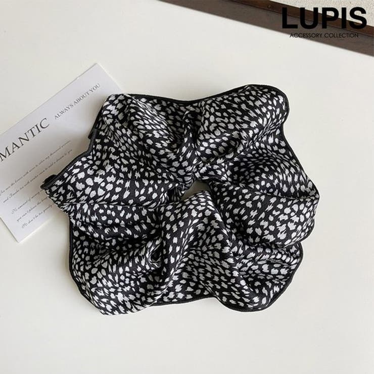 モノトーン総柄シュシュ | LUPIS | 詳細画像1 
