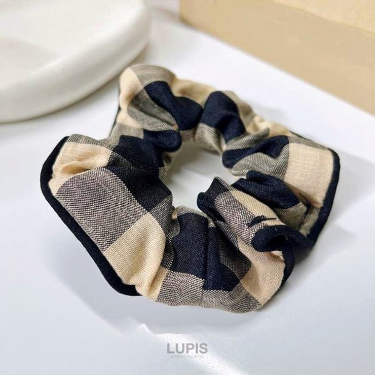 ブロックチェックシュシュ | LUPIS | 詳細画像2 