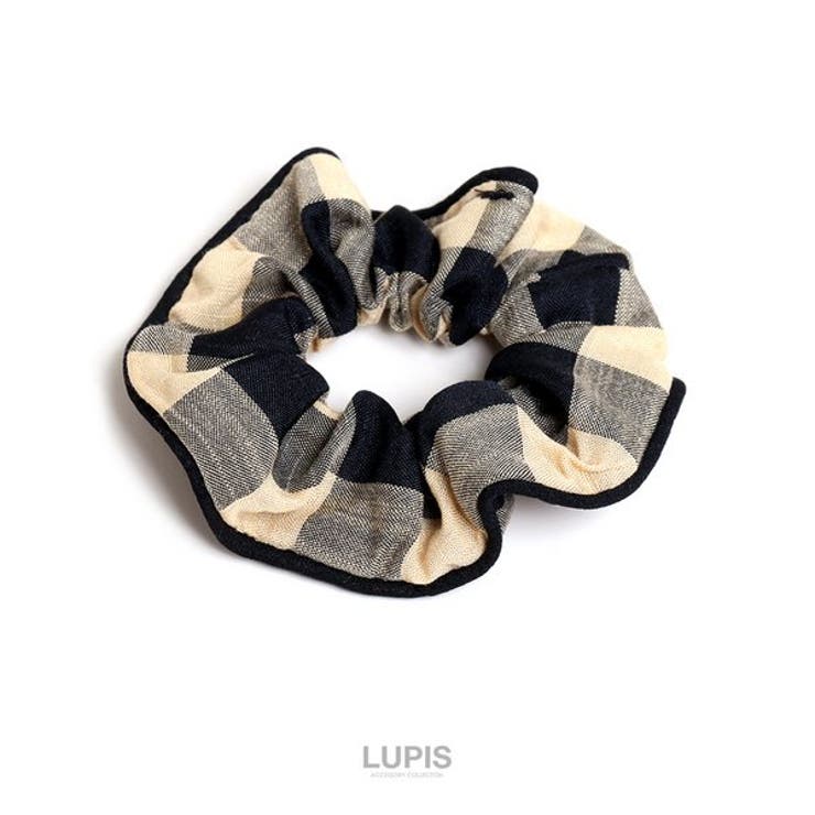 ブロックチェックシュシュ | LUPIS | 詳細画像3 