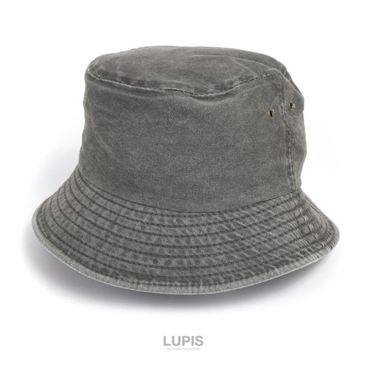グレー | ウォッシュドデニムバケットハット 【帽子 ハット | LUPIS