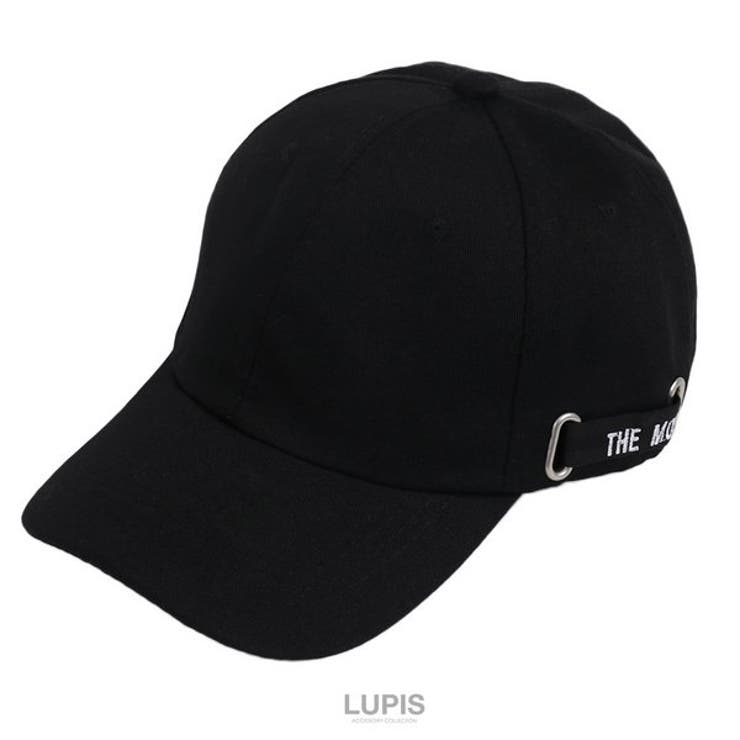 ブラック | サイドベルトキャップ 【キャップ 帽子 | LUPIS