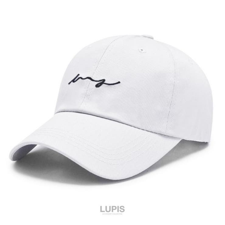 ホワイト | オシャレロゴキャップ | LUPIS