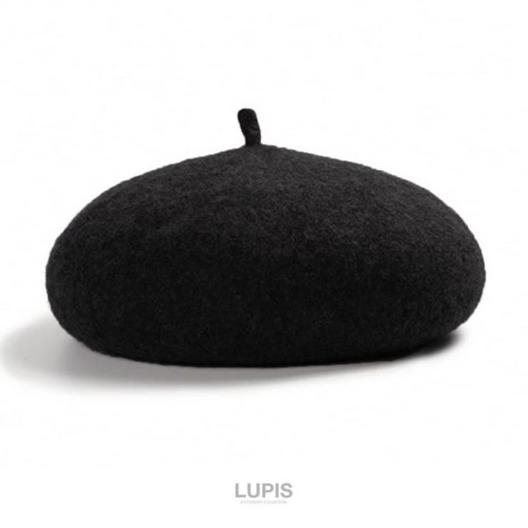 ブラック | ベーシックベレー帽 | LUPIS