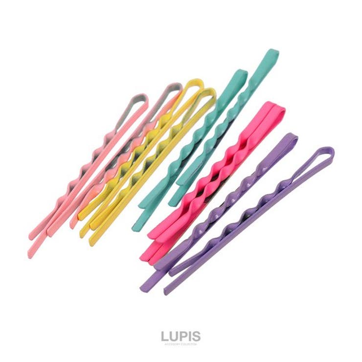 シンプルツイストカラーヘアピンセット | LUPIS | 詳細画像3 