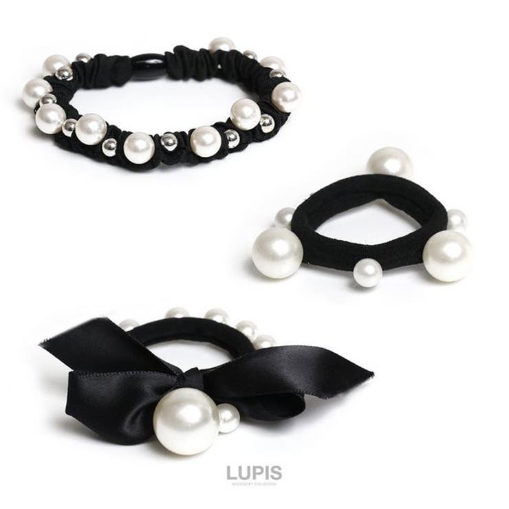 モノトーンパールヘアゴム【ヘアアクセサリー】 | LUPIS | 詳細画像2 
