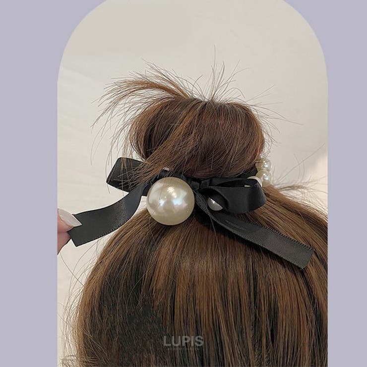 モノトーンパールヘアゴム【ヘアアクセサリー】 | LUPIS | 詳細画像6 