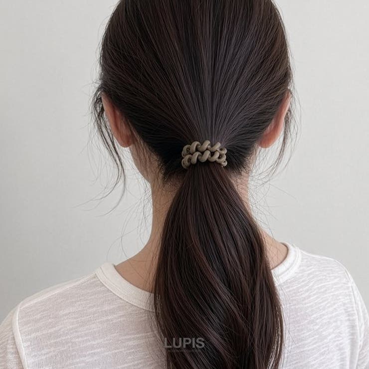 ≪1個入り≫ベーシックスプリングヘアゴム | LUPIS | 詳細画像2 