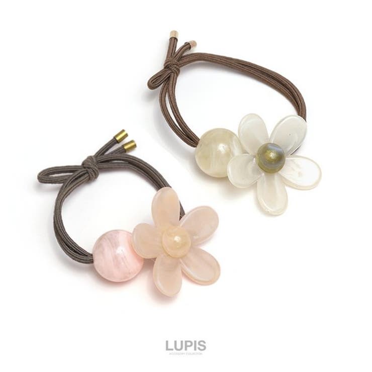 マーブルフラワーヘアゴム | LUPIS | 詳細画像4 