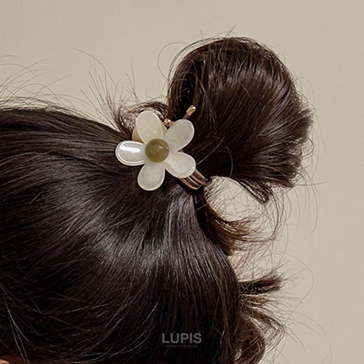マーブルフラワーヘアゴム | LUPIS | 詳細画像6 
