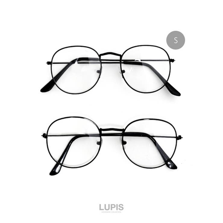 クラシックオーバル 伊達メガネ【伊達メガネ だて眼鏡 | LUPIS | 詳細画像7 