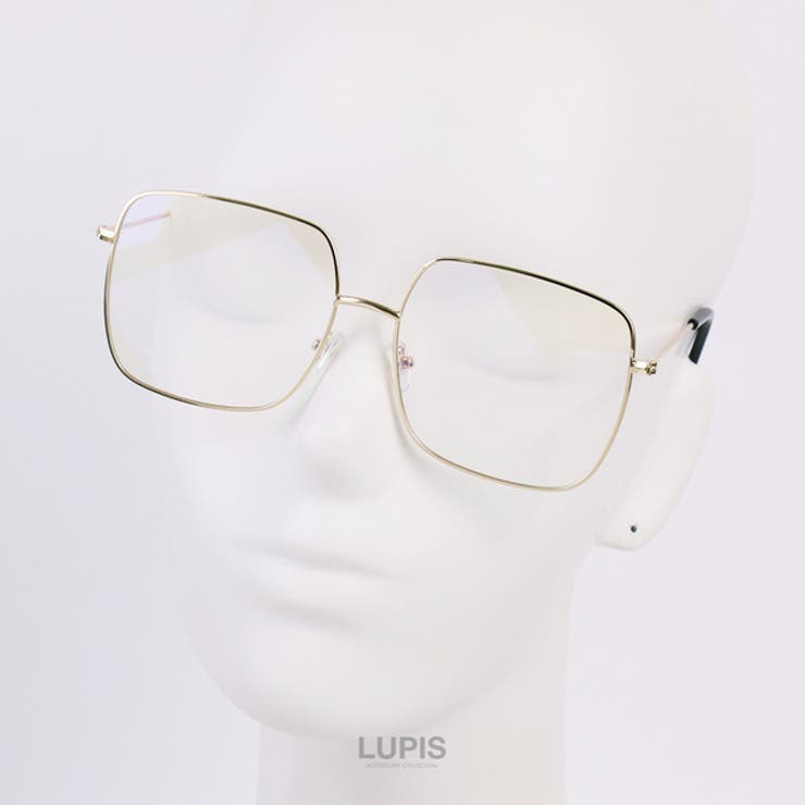 スクエアフレーム伊達メガネ【大きめ】 | LUPIS | 詳細画像8 