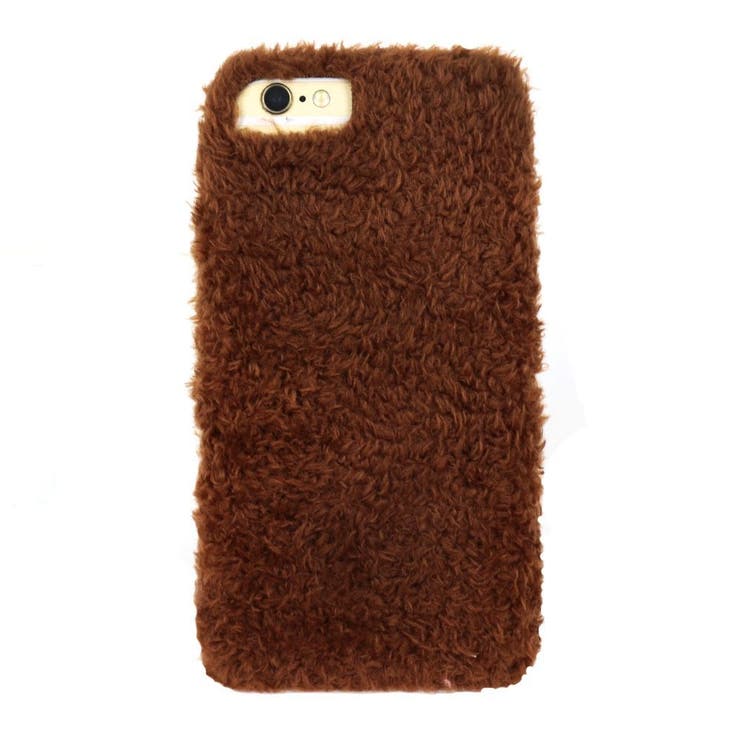 ブラウン | モコモコファーiPhoneケース【iPhone7 iPhone8 iPhoneS… | LUPIS